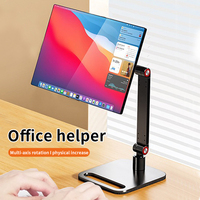 Portable 17.3 "support d'écran support de moniteur VESA réglable en hauteur support de moniteur de bureau debout libre support pliable caractéristique nouveau
