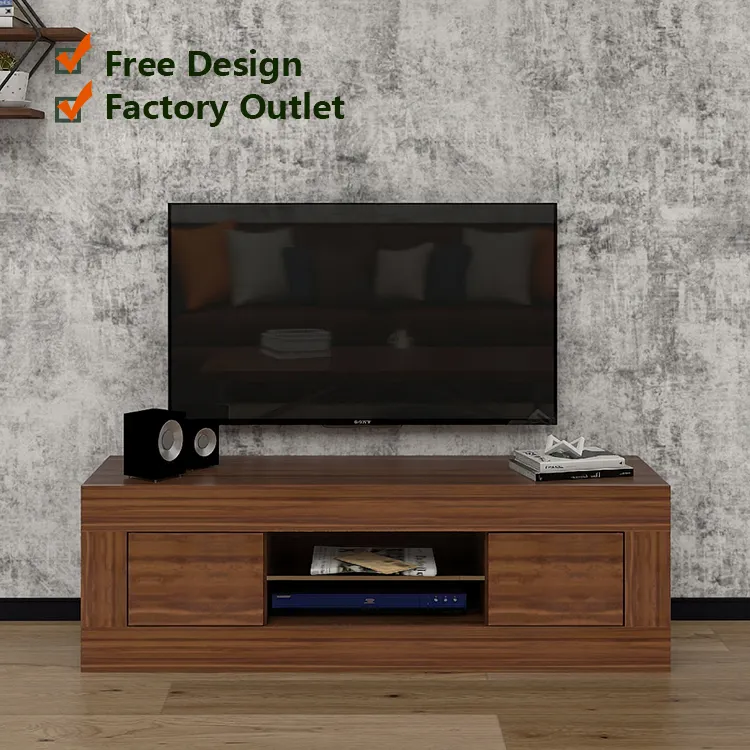 Meuble tele-soporte de madera ajustable para TV, armario de madera Led, nuevos diseños, mesa de consola de TV de 85 pulgadas
