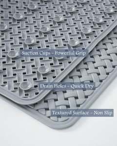 CR Bathtub <strong>Mat</strong> <strong>Non</strong> <strong>Slip</strong> With Suction Cups and Drain Holes, Machine Washable <strong>Shower</strong> <strong>Mat</strong> Anti <strong>Slip</strong> Bath <strong>Mat</strong> for Tub for Kids - Product Image 6