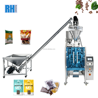 Machine de remplissage et de scellage verticale pour sachets de café en poudre avec doseur à vis sans fin, codeur de date et purge à l'azote