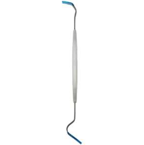 Sonda Dentale Sterile Monouso in Acciaio Inossidabile Tipo Explorer con Punte Angolate per Rilevamento Efficiente del Tartaro nelle Regioni Molari, 17cm, Classe - Product Image 1