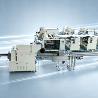 Máquina Automática para Papel Higiénico con Controlador Lógico Programable (PLC), Bomba de Motor y Motor, Capacidad de 2 Toneladas/Día