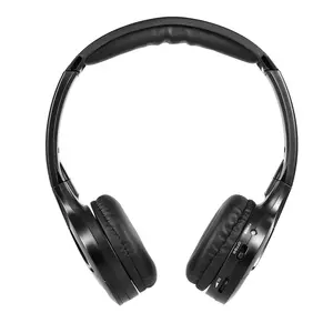 IR Headphone Mobil Tanpa Kabel, Headset Stereo Kabel Earphone Ganda untuk Pemutar DVD Di Mobil