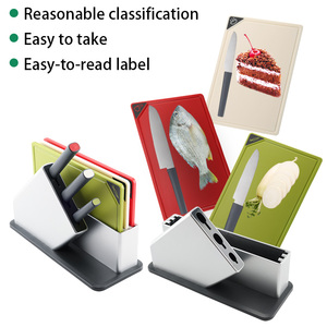 Juego de 3 Tablas de Cortar con Cuchillos para Cocina, Juego de Cuchillos Esenciales - Product Image 3