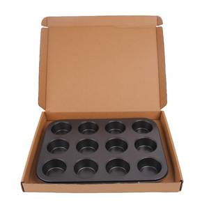 Juego <span class=keywords><strong>de</strong></span> 12 Moldes <span class=keywords><strong>para</strong></span> Pastel Ecológicos y Aptos <span class=keywords><strong>para</strong></span> Alimentos, Recubiertos <span class=keywords><strong>de</strong></span> Acero al Carbono Antiadherente <span class=keywords><strong>de</strong></span> 1.3 mm <span class=keywords><strong>de</strong></span> Grosor, Aptos <span class=keywords><strong>para</strong></span> Lavavajillas, Bandeja <span class=keywords><strong>para</strong></span> Hornear, Horno, Cocina - Product Image 5
