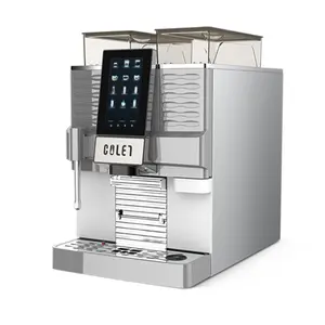 CLT-T100Professional Koffie Apparatuur Met Stoom Rob En Chocolade Poeder Functie Espresso Commerciële Koffiezetapparaat