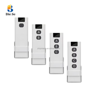 Télécommande RF 433 MHz à 3 boutons avec code d'apprentissage EV1527 pour porte de garage et volet roulant – Vente en gros usine