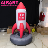 Décoration Thématique, Modèle de Fusée Gonflable pour Activités Intérieures