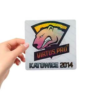 Hecho en China, fábrica de impresión, logotipo de holograma de vinilo personalizado, pegatina de marca - Product Image 2