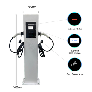 Nouvelles stations de recharge pour véhicules électriques EONDRIVE OCPP1.6 AC 32A 44KW 400V à double pistolet, montées au sol, pour voitures électriques - Product Image 4