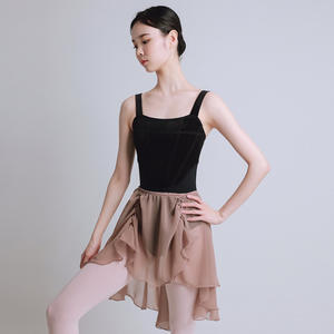 Nouvelle jupe courte de <span class=keywords><strong>danse</strong></span> <span class=keywords><strong>classique</strong></span> pour femmes, tenue de <span class=keywords><strong>danse</strong></span> de performance, robe d'entraînement en maille à pétales populaire, spandex/nylon, examen artistique - Product Image 3