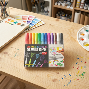 12 juegos de rotuladores artísticos acrílicos - Product Image 2