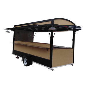 China precio <span class=keywords><strong>barato</strong></span> <span class=keywords><strong>catering</strong></span> móvil remolque opcional toldo calle comida caliente expendedoras carro remolque quiosco - Product Image 3