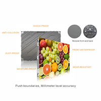 Mikro LED Mini LED İç Mekan COB P1.25 3D Video Duvarı, Alışveriş Merkezi Yol Bulma Eğitim Kullanımı için SDK Fonksiyonlu 600x337.5mm Panel