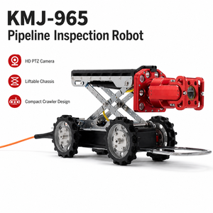 Kmj Kmj Kmj-965 Bibo Sewer Inspection Robot <b>Cctv</b> Pipe Crawler with Ip68 Rating and Metal Construction for Municipal Drainage - Product Image 4