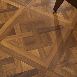 Parquet Versailles AVANTIMORA ISO9001 multicouche finition UV, teck lisse qualité AB, durable, rainuré et langueté, 14mm 15mm 18mm, pour appartement - Product Image 1