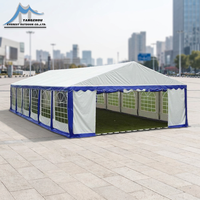 Tente de réception populaire à toit transparent, complète avec tables, chaises et éclairage, en aluminium léger, pour les événements et les séances de photographie en extérieur
