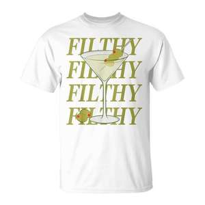 T-shirt Dirty Martini pour les amateurs de cocktails Dirty Martini - Product Image 1