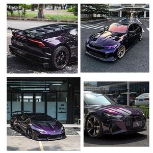 ฟิล์มหุ้มรถยนต์ TPU สีม่วงมิดไนท์ ขนาด 1.52*15 เมตร ขายดี ป้องกันรอยขีดข่วน เปลี่ยนสีได้ ซ่อมแซมตัวเองได้ ฟิล์มไวนิล TPU สีม่วง PPF - Product Image 3