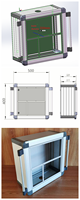 Boîtier de commande en aluminium pour machine-outil CNC avec écran tactile et système cantilever