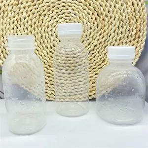 התנגדות בטמפרטורה גבוהה 250ml 300ml מים חלב PP קפה פלסטיק בקבוקים