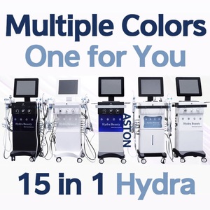 เครื่องไฮโดรเฟเชียล OEM 15 in 1 อุปกรณ์เสริมความงาม เครื่องดูแลผิวหน้า เครื่องทำความสะอาดผิวหน้า ทำความสะอาดล้ำลึก กำจัดสิวเสี้ยน - Product Image 2