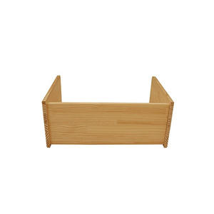 Cama de madera de lujo elevada sencilla y grande personalizada para perros, plataforma de 85cm, marco de cama de madera de pino macizo, cojín de estilo moderno para perros y gatos - Product Image 3
