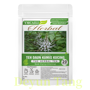 Teh Daun Kumis Kucing 20 sachets d'herbe à moustaches pour <span class=keywords><strong>chat</strong></span> Orthosiphon aristatus Élimine la chaleur et favorise la diurèse - Product Image 6