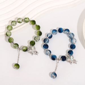 Nouveau Bracelet de Luxe Léger Perlé Inspiré du Papillon Chinois, Charme Élégant pour Couple, Idéal Cadeau pour Femme ou Petite Amie - Product Image 2