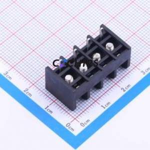 HB635-6.35-4P Barrier Terminal Block Through hole Component (THT),P=6.35mm Connector - Product Image 1
