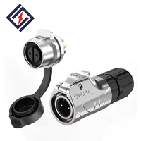 Connecteur d'alimentation circulaire IP67 à verrouillage rapide modulaire LP12, 2 à 8 broches, directement de l'usine, pour équipement de contrôle industriel
