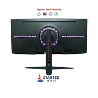 Moniteur de jeu FHD 34 pouces 3440x1440, écran LCD incurvé C-Curved R1500, compatible Windows/Android/Linux