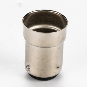 Chất Lượng Tốt Nhất B15 Brass Nickel-Mạ Cap Hộ Gia Đình Bóng Đèn Ánh Sáng Ổ Cắm Phụ Kiện LED Bóng Đèn B15 Hàn Đèn Cap, ACC-CAP - Product Image 3