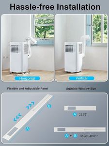 Aire Acondicionado Portátil GREE Split de 11900-20999 BTU, Solo Frío, con Control Remoto, Uso Doméstico, Frecuencia Fija, Ahorro de Energía - Product Image 5