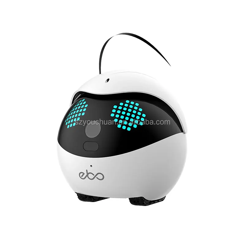 Ebo 가족 미니 애완 동물 동반자 로봇 프로 버전 AI 자동 고양이 장난감 원격 대화 형 모니터링