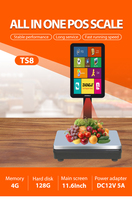 Caisse enregistreuse intelligente AI ZHONGJI TS8 11,6 pouces, prix d'usine, paiement mobile, terminal de point de vente, écran tactile, utilisation professionnelle sous Windows