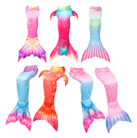 Costume fantaisie en gros d'usine queues de sirène pour la natation pour filles et enfants maillots de bain maillot de bain unisexe