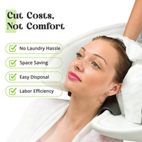 Handuk sekali pakai mewah ukuran besar 40*80cm, ekstra tebal, ultra lembut, cepat menyerap keringat, custom 50 pcs 100 pcs untuk spa dan salon