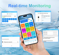 Analyseur portable 9 en 1 pour la qualité des eaux usées : turbidité, TDS, EC, température, salinité, TOC, UV275, dureté générale, DCO
