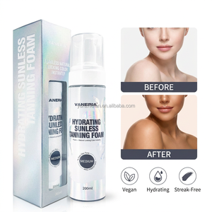VANERIA Mousse Autobronzante Hydratante Effet Bronze Moyen, Marque Privée, Bronzant Corporel Végétalien à l'Aloe Vera - Product Image 1
