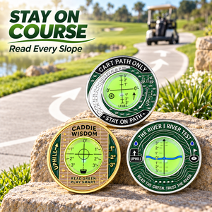 Custom Logo Golf Green Reader 40mm Clear Bubble Level Double Sided Golf Gift OEM Wholesale Supplier - Product Image 1