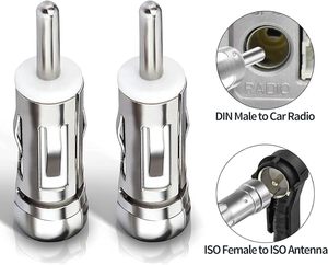Adaptateur d'antenne de voiture Adaptateur universel d'antenne de radio FM AM pour voiture Connecteur ISO vers <span class=keywords><strong>DIN</strong></span> - Product Image 3