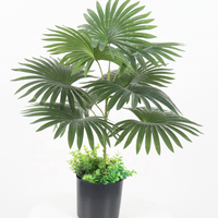 68CM Künstliche Mini kleine Palme Bonsai grüne künstliche Palmen pflanzen