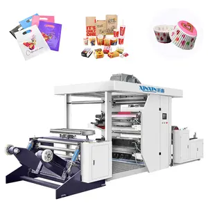 Preço da máquina de impressão flexográfica para sacolas plásticas/tecido não tecido de 2 cores