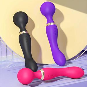 Hot Bán AV Wand Vibrator Dual-Đầu USB Powered Đồ Chơi Tình Dục Cho Phụ Nữ Tán Tỉnh Masturbator Âm Đạo Máy Rung - Product Image 2