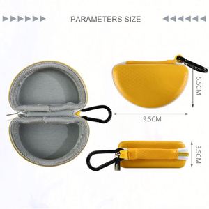 Estuche Rígido Personalizado para Auriculares de EVA, Material de Cuero PU con Cierre Metálico Pequeño, Impermeable, Resistente a Golpes, para Viajes - Product Image 6