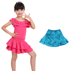 8 couleurs Enfants Salle <span class=keywords><strong>De</strong></span> Bal Latine <span class=keywords><strong>De</strong></span> <span class=keywords><strong>Danse</strong></span> Jupe - Product Image 2