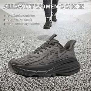 ALLSWIFIT Chaussures de marche pour femmes à empeigne en maille, avec amorti mains libres, antidérapantes, confortables, pour l'entraînement et le sport, baskets tendance, toutes tailles - Product Image 2