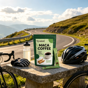 Café Instantáneo Herbal Botánico de Raíz de Maca, 10g*10 Sobres, Bolsa Verde Reutilizable, Nutre Suavemente, Alivia la Fatiga Diaria - Product Image 5