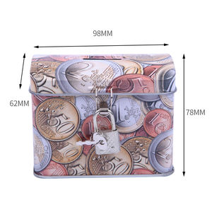 Hucha de hojalata lacada promocional con impresión personalizada y offset para almacenamiento de snacks y dulces, apta para alimentos - Product Image 6